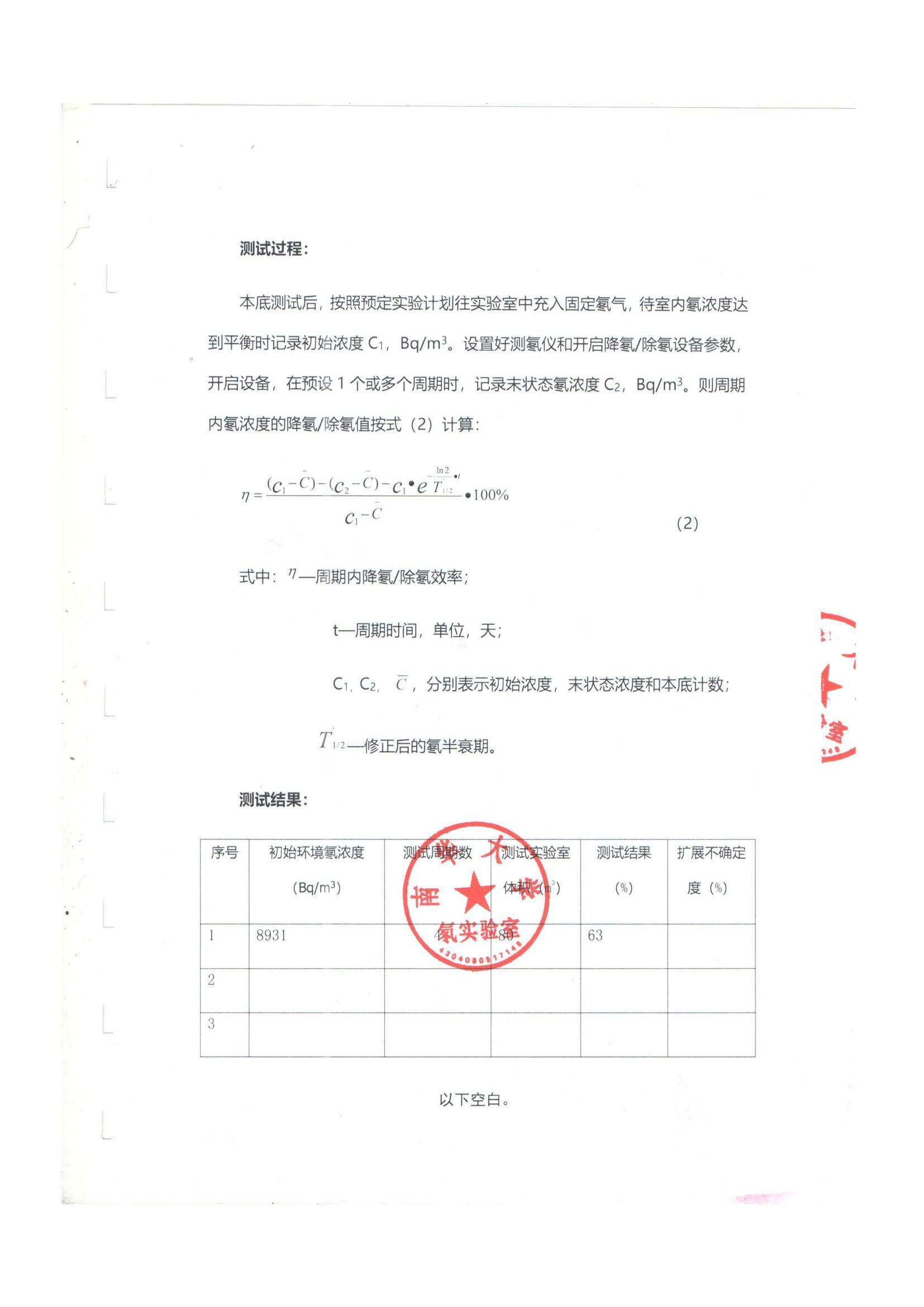 除氡檢測報告（南華）(2)